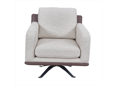 Sessel Moderner Stil Grau Luxuriöse Bequem Stilvoll Minimalistisch