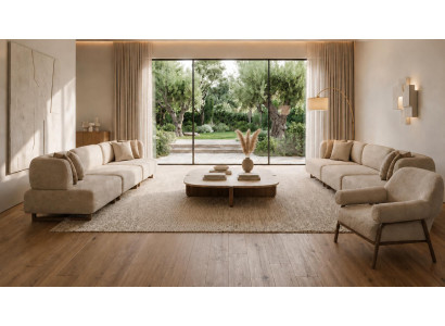 Modernes Wohnensemble 3+3+1 Stilvoll Komfortabel Wohnen Design Luxus