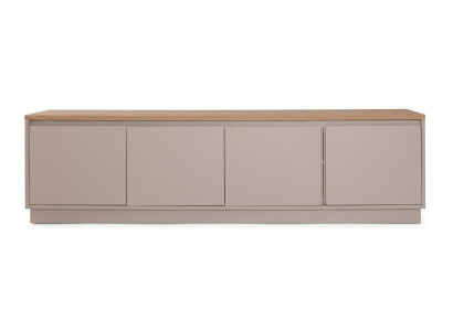 Beiger luxuriöser TV-Schrank Kommode aus Holz  TV-Möbel moderner Stil