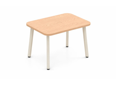 Couchtisch modern Holzoptik Beige Wohnzimmer rechteckig