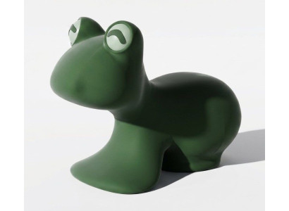Kinder Lounge Sessel Frosch Dunkelgrün Designer Tierform Skulptural