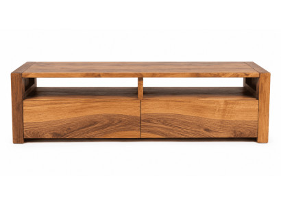 Massivholz TV-Lowboard Naturholz Zeitloses Design Wohnzimmermöbel