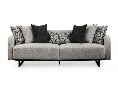 4 Sitzer Sofa Couch Polstersofa Dreisitzer Wohnzimmer Beige Design
