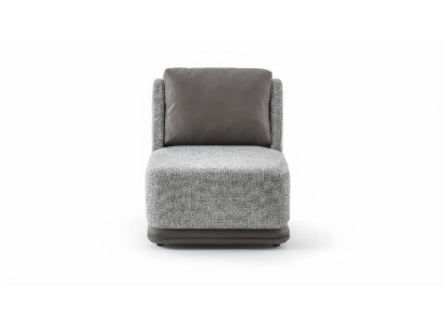 Sessel Modern Grau Bequem Polstersessel Loungesessel Relax