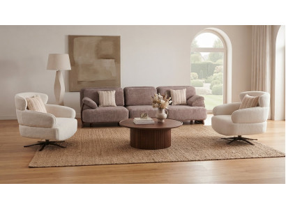 Modernes Sofa Set 4er Couch mit 2 Sessel Polstersofa Wohnzimmer Design