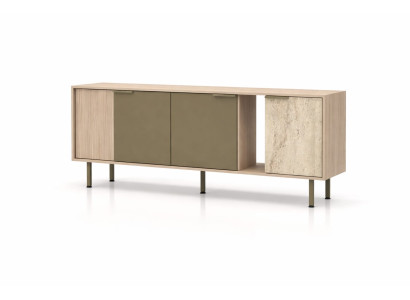 Sideboard Beige Modernes Design Wohnzimmer Esszimmer Stauraum