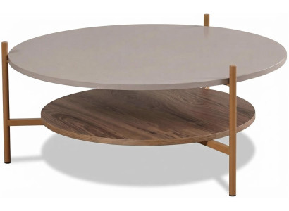 Minimalistisches Brauner Couchtisch Holz Stilvoll Wohnzimmertisch