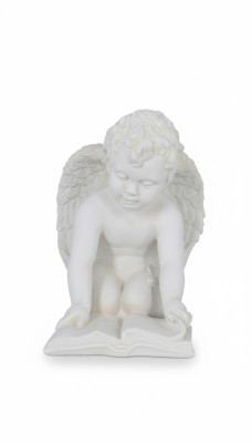 Figur Skulptur Engel mit Buch 36,5cm  Skulpturen Figuren Statue Statuen PG0630