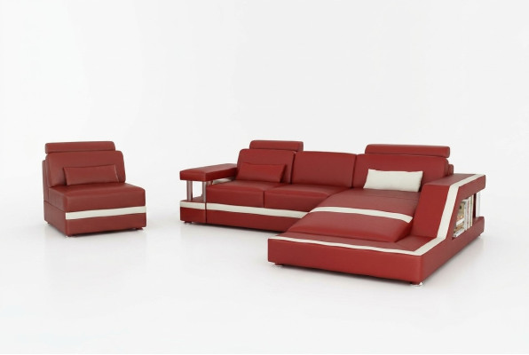 LEDERSOFA XXL LEDER GARNITUR ECKSOFA POLSTER WOHNLANDSCHAFT GARNITUR L FORM HH4