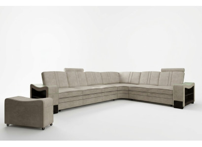 Stoffcouch Textil Polster Eckcouch Couch Sofa Ecksofa Wohnlandschaft