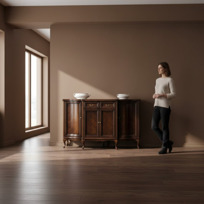 Klassische Kommode Kommoden Kommodenschrank Antik Style Schrank Holz Model
