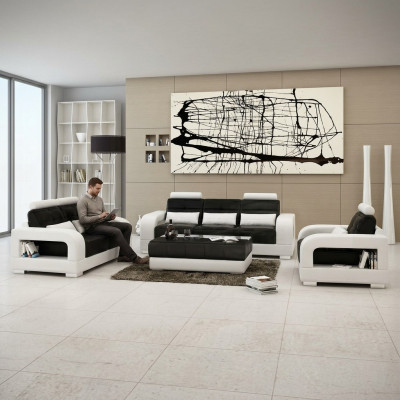Designer Garnitur Sofagarnitur Polster Couch Sofa Polstergarnitur Neu H2209