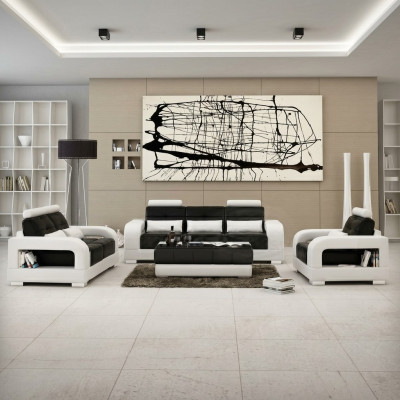 Designer Garnitur Sofagarnitur Polster Couch Sofa Polstergarnitur Neu H2209