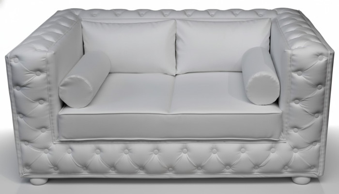 Chesterfield Couch Sofa Garnitur 3 Sitzer Polster Leder Sofas Couchen Neu A922