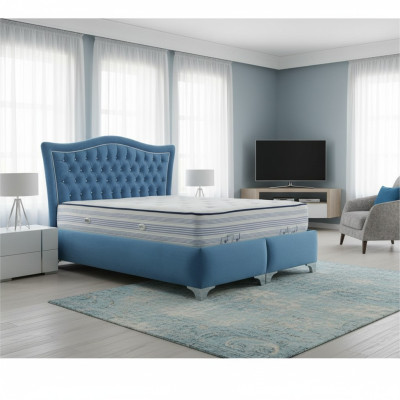 Chesterfield Bett Polsterbett Doppelbett Betten Big XXL Designer Luxus Bett Neu