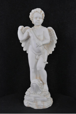 Figur Skulptur Engel Amor Figuren Skulpturen 74,5cm Design Statuen Statue PG0617