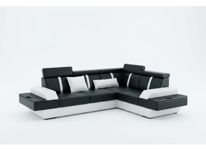 Designer Wohnlandschaft Eckcouch Neu Couch Sofa Polster Ledersofa Sofas Garnitur