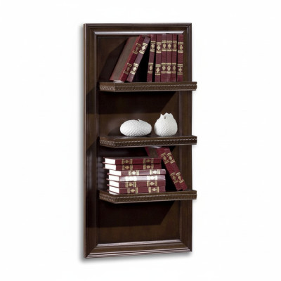 Wohnzimmer XXL Bücherregal Massiv Holz 131cm Ablage Regal Regale CD DVD Bücher