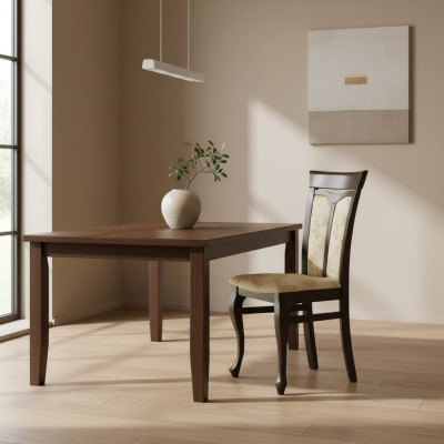 Klassische Stühle Stuhl Esszimmerstuhl Königlicher Lehnstuhl Holz - Model W-02