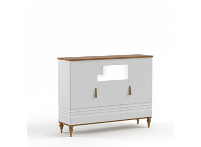 Klassische Kommode Vitrine Kommoden Vitrinen Kommodenschrank Schrank TO-KBD