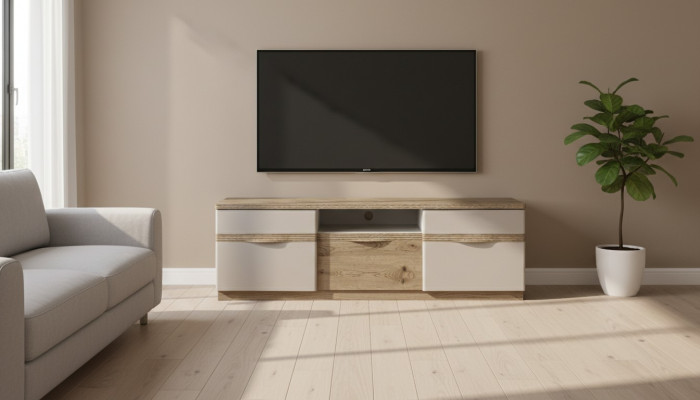 TV Lowboard Board Schrank Fernsehtisch Unterschank RTV Kommode Kommoden CM-RTV/D
