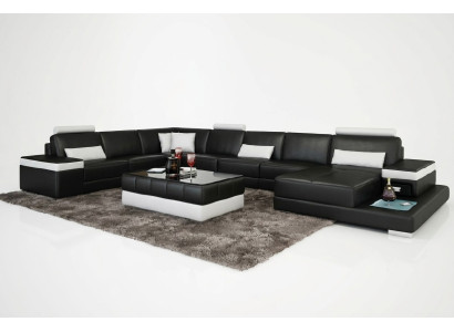 Design XXL Ledersofa 