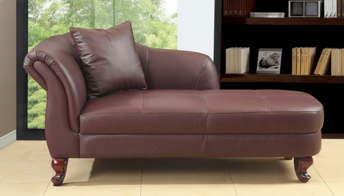 Lounge Liege Ottomane Polster Sofa Büro Relax Leder Chaiselongues Neu 1672