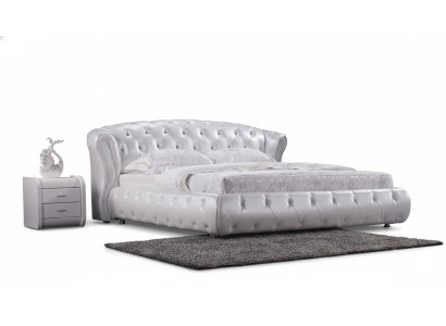Bett Betten Chesterfield Designer XXL Doppel Lederbett S9111 160 180 200x200cm