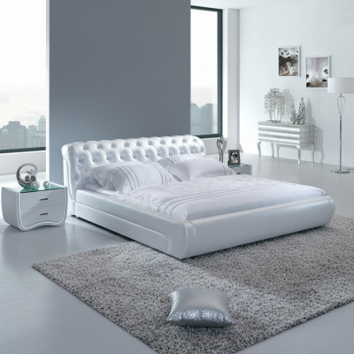 POLSTERBETT LEDERBETT BETT BETT MODELL S-0816 160/180/200X220CM