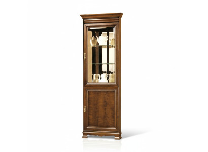 Klassische Vitrine Vitrinenschrank Vitrinen Schrankwand Glasschrank - Model N-WN