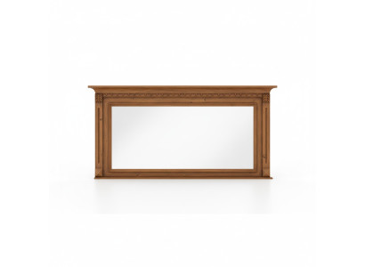 Klassischer Designer Spiegel Wandspiegel mit echten Holz Rahmen Kolonial Stil