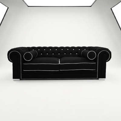 Chesterfield Sofa 3 SITZER Polster Designer Couchen Sofas Garnitur SL Sofa 23