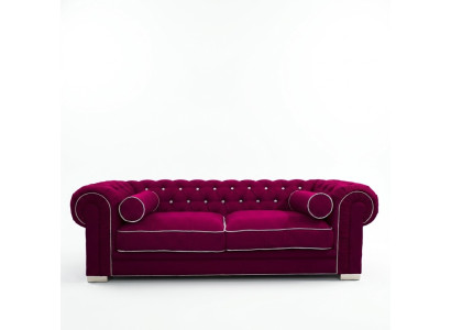 Chesterfield Sofa 3 SITZER Polster Designer Couchen Sofas Garnitur SL Sofa 28