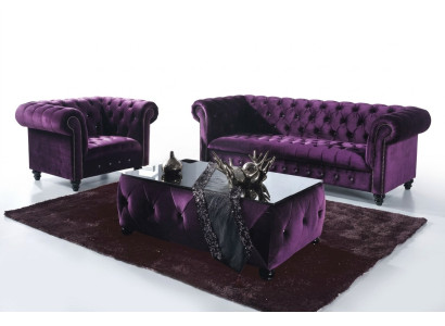 Chesterfield Sofa 3 SITZER Polster Designer Couchen Sofas Garnitur SL Sofa 36