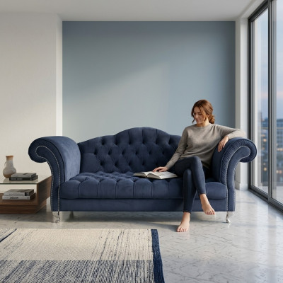 Chesterfield Sofa Polster Designer Couchen Sofas Garnitur Couch SLIII Sofa №81
