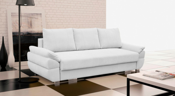 3-Sitzer Schlafsofa mit Klappcouch und Schlaffunktion inklusive Bettkasten