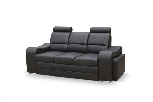 Schlafsofa Klappcouch 3-Sitzer Schlaffunktion + Bettkasten Couch Sofa Klappsofa