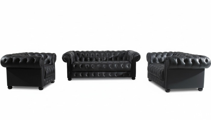 Ledersofa Sofa Couch Polster Couch 321 Leder Stoff Sofas Couchen Design Klassik
