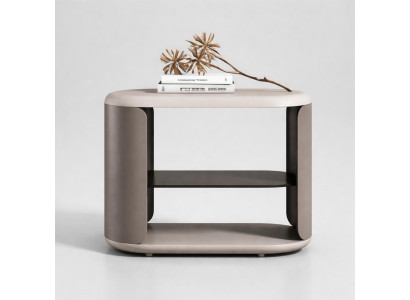 Moderner Beistelltisch mit eleganter Form und funktionalem Design
