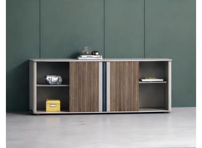 Braunes Modernes Sideboard Exklusive Wohnzimmer Holz Anrichte