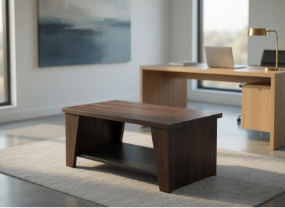 Zeitloser Couchtisch aus Holz für moderne Räume