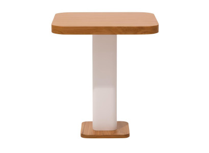 Moderner Beistelltisch Minimalistischer Stil Holzrahmen Braun Farbe