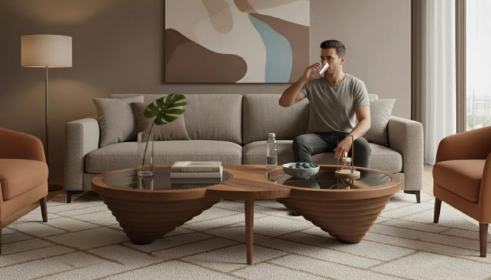 Couchtisch Modern Wohnzimmer Neu Luxus Exklusiv Holz Stilvoll Elegant