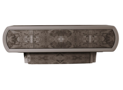 Konsole Dekorative Konsole Modern Holz  Marmorimitation Flur Wohnzimmer