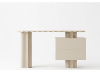 Schminktisch Spiegel praktisch schön geräumig beige modern neu