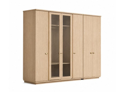 Schrank groß geräumig praktisch beige moderner Stil Kleiderschrank