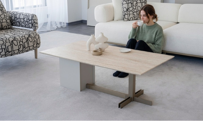 Couchtisch Braun Moderner Stil Komfortabel Minimalistisch Funktional