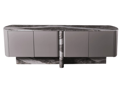 Konsole Dekorative Konsole Modern Holz  Marmorimitation F Wohnzimmer