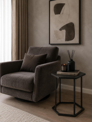 Couchtisch Schwarz Wohnzimmer Beistelltisch Modern Minimalismus Neu