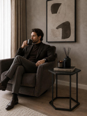 Couchtisch Schwarz Wohnzimmer Beistelltisch Modern Minimalismus Neu